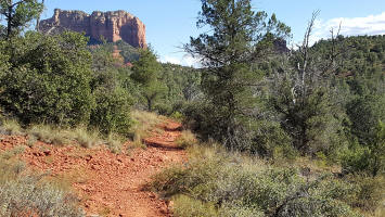 View of Courthouse Butte - HT Trail