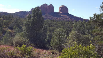 View of Cathedral Rock - HT Trail