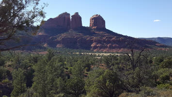 Cathedral Rock seen from the HT Trail