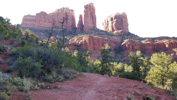 View of Cathedral Rock from Templeton Trail - Picture 29