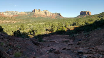 View of Courthouse Butte from Templeton Trail