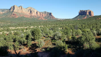 View to the southeast from Templeton Trail - Base of Cathedral Rock - Picture 36
