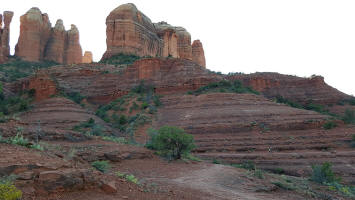 View of top of Cathedral Rock - Templeton Trail - Picture 44