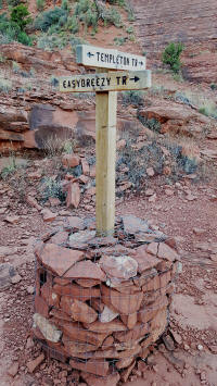 Trailhead Sign for Eaxybreazy Trail