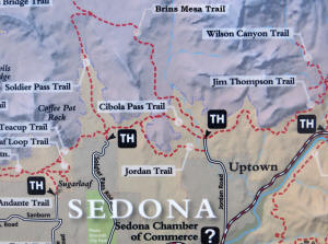 Brins Mesa - Soldier Pass - Ciboal Pass Trail