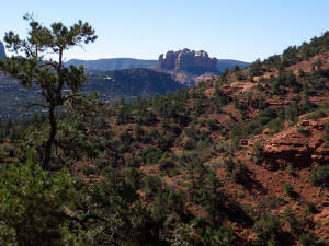 A view to the South West of Cathedral Rock