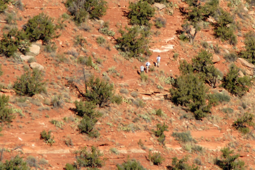 Hiking to the First Vertical Climb