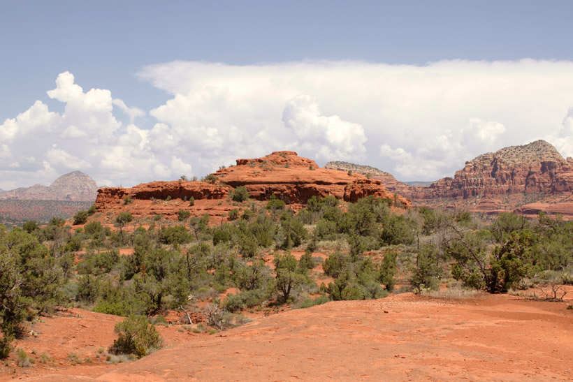 Northern Bell Rock as seen from Courthouse Butte Trail
