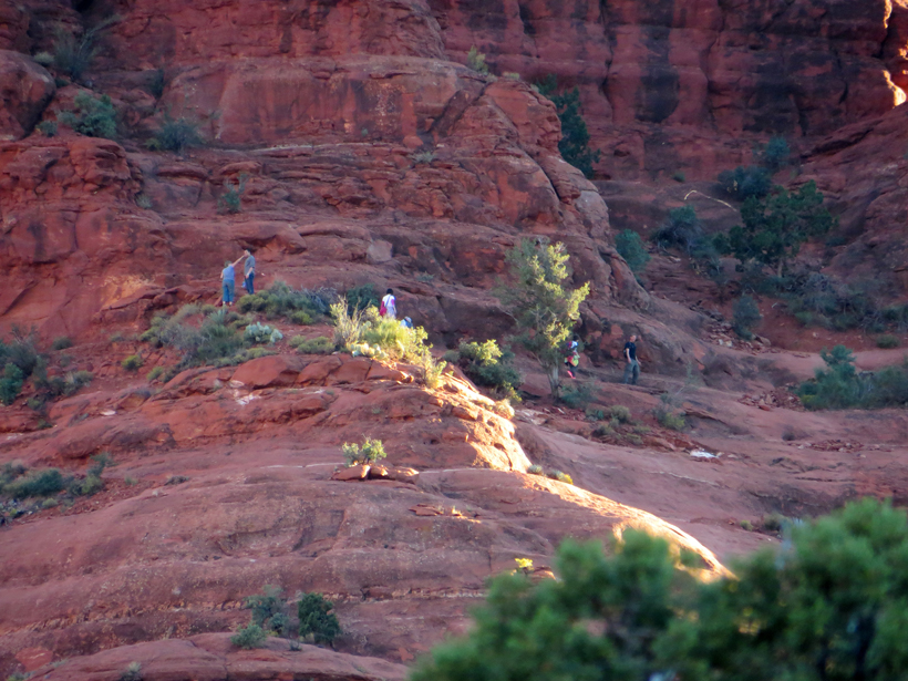 Reaching the top of the Slide Area