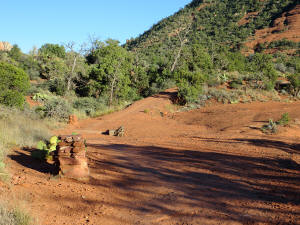 Trail on the Southern Side of the Northern Bell Which Leads to The Junciton with Courthouse Butte Loop Trail