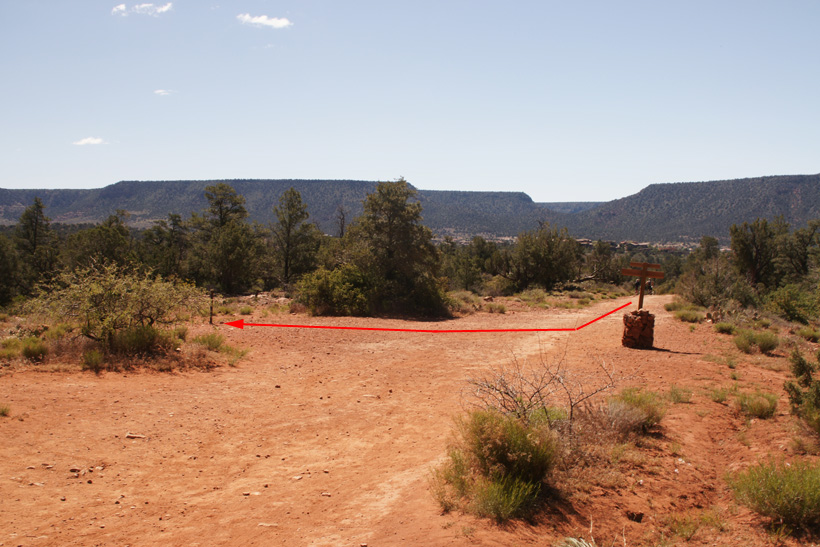 Southern Trailhead for Courthouse Butte Loop