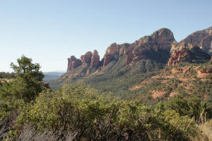 View of Soldiers Pass From Brins Mesa