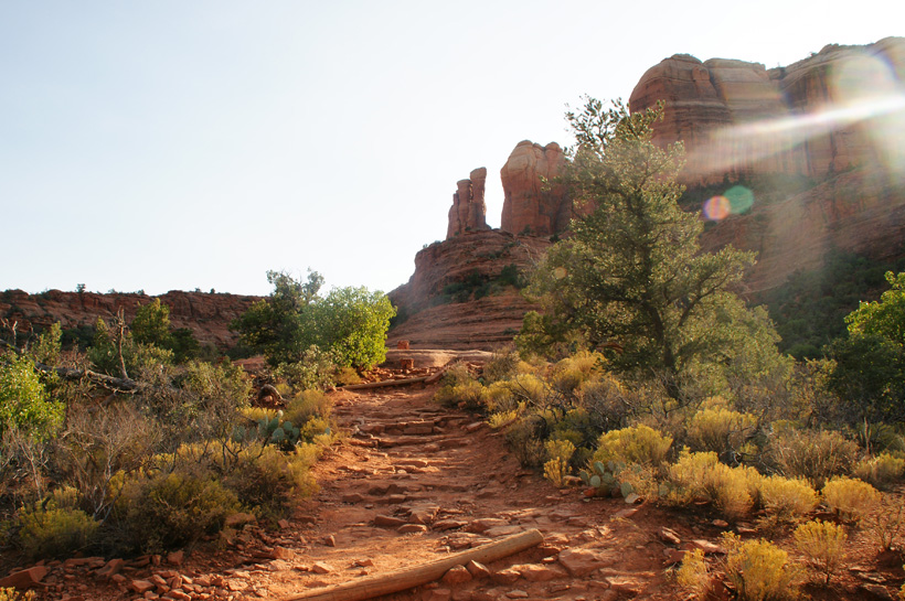 Final Approact to Templeton Trail Leading to Cathedral Rock Trailhead