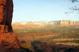 Descending from Cathedral Rock - View North
