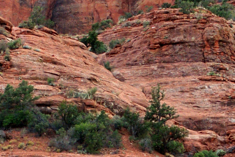 Steep Portion  of Cathedral Rock Trail