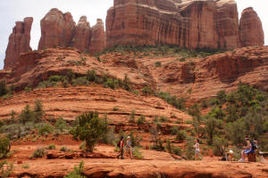 Cathedral Rock Trail - Viewed From a Distance