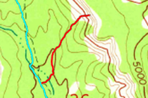 Topographic Map of Trail to Soldier Arches