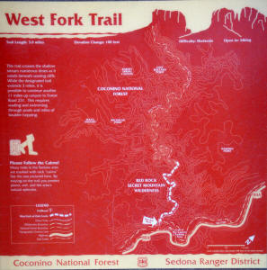 Trail Map - West Fork Trail