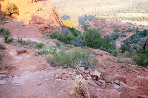 Descending from Cathedral Rock - Upper Section of Trail